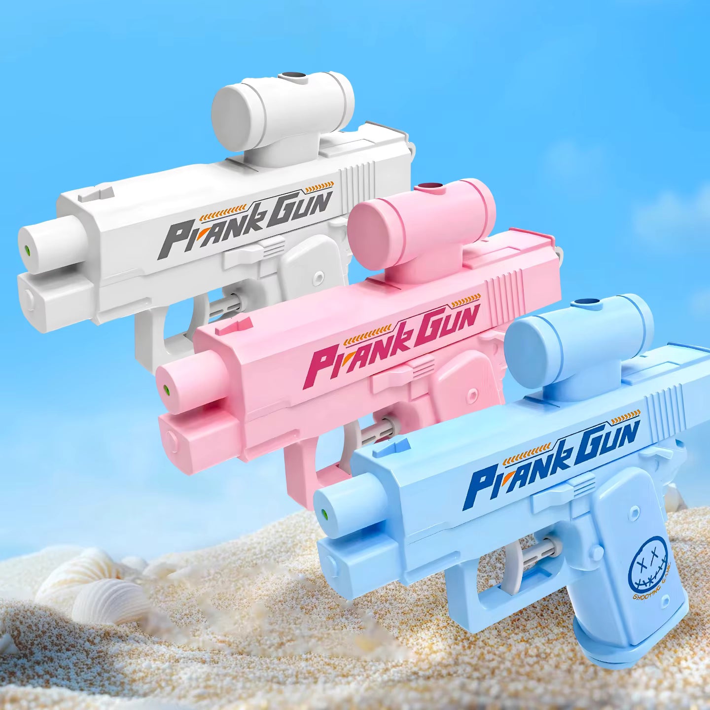 Manual Water Gun Prank Two-Way Spray